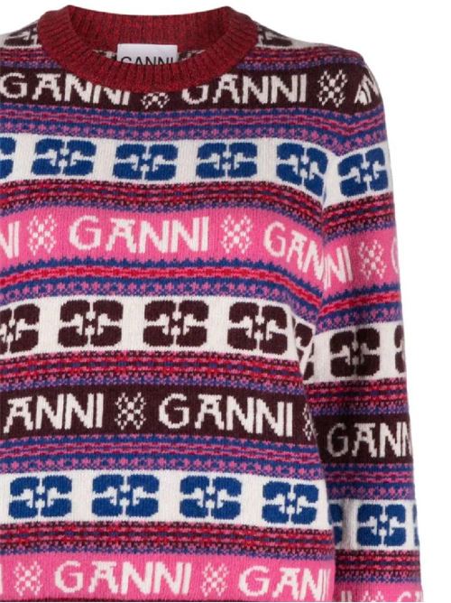 maglione in lana riciclata Ganni | K2123999