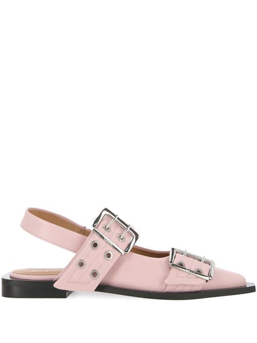 Slingback rosa chiaro Ganni | S2488868