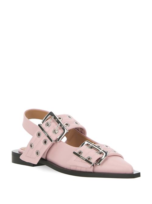 Slingback rosa chiaro Ganni | S2488868