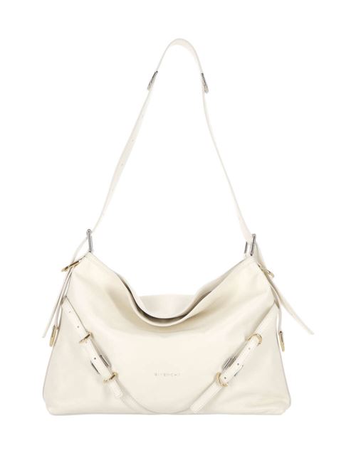 MEDIUM VOYOU SHOULDER BAG IN HAMMERED LEATHER Givenchy | BB50SSB1Q7105