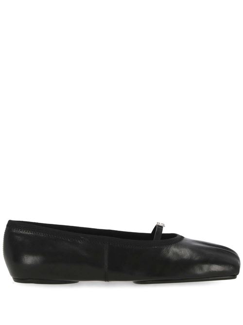 BALLERINE IN PELLE NERA Givenchy | BE500PE20W001