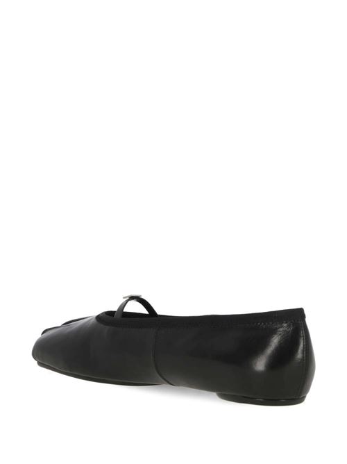 BALLERINE IN PELLE NERA GIVENCHY | BE500PE20W001