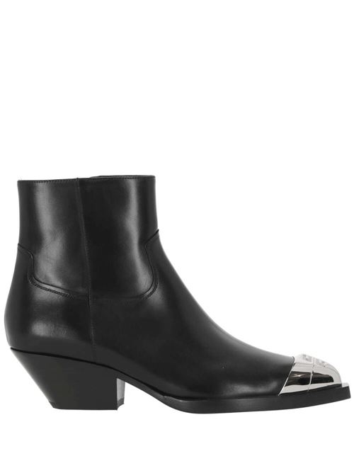 Western ankle boots in leather Givenchy | BE604KE22S001