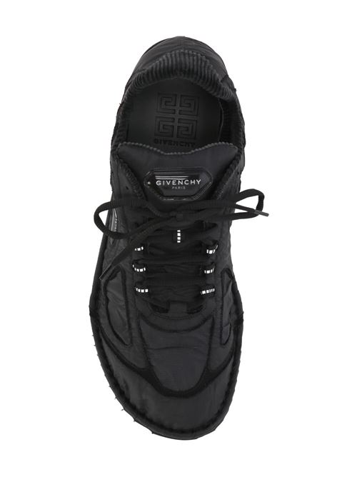 Sneaker uomo nere piatte in fibra sintetica Givenchy | BH00A2H1PU001