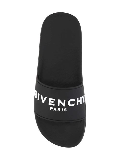 RUBBER SLIDE SANDAL WITH LOGO Givenchy | BH301TH1H4001