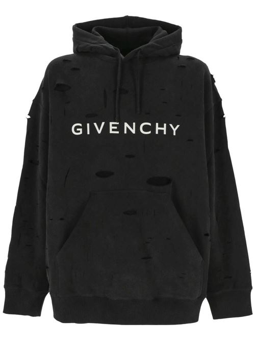 Felpa con stampa da uomo Givenchy | BMJ0JE3Y9W011