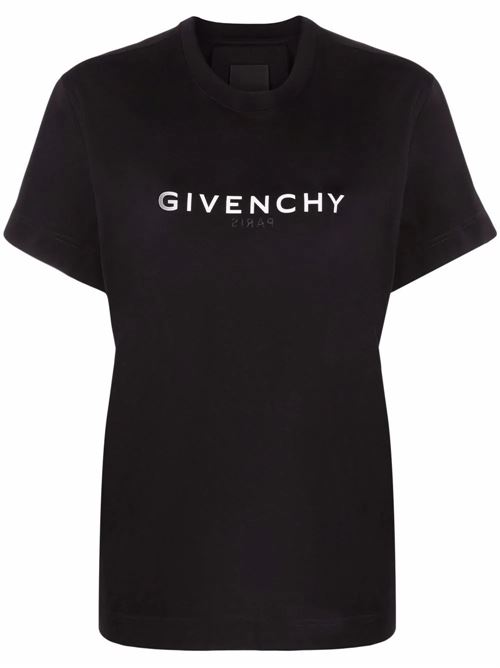 LOGO PRINT COTTON T-SHIRT Givenchy | BW707Z3Z5W001