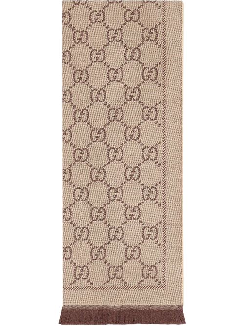 SCIARPA LAVORATA A MAGLIA CON MOTIVO GG JACQUARD Gucci | 1334833G2002764