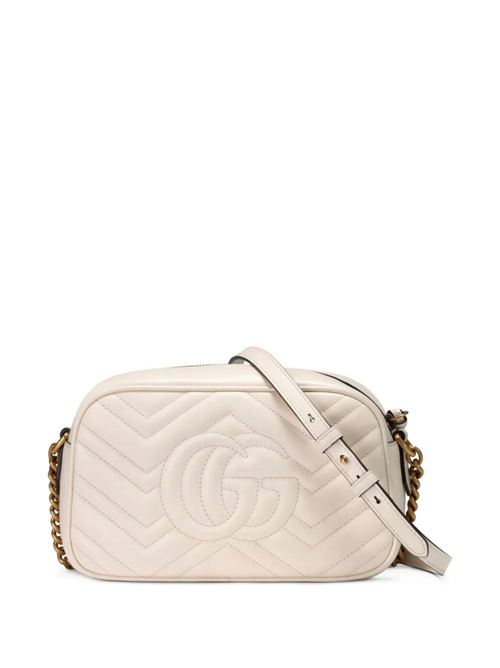 Borsa a spalla Marmont doppia G logo Gucci | 447632DTD1T9022