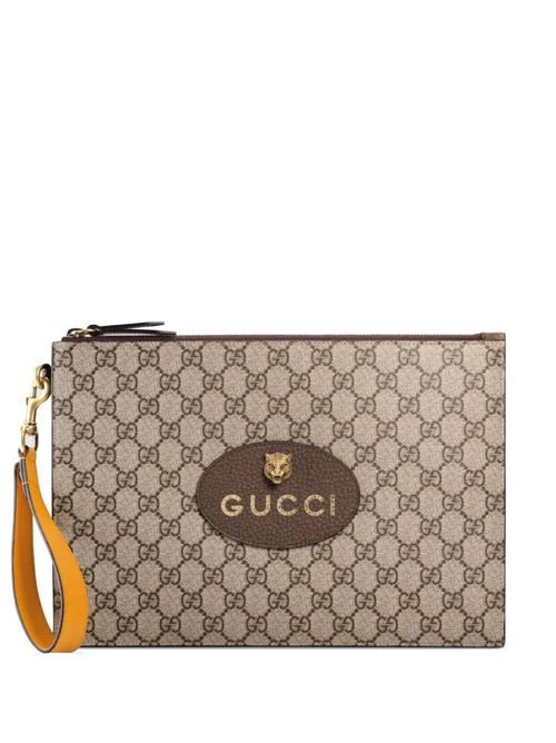 GG canvas leather pouch Gucci | 473956K9GOT8861