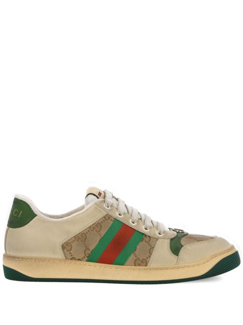 Logo-plaque lace-up sneakers Gucci | 5704439Y9209666