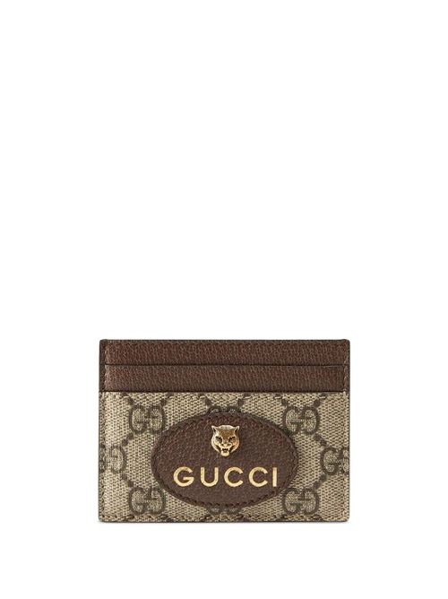 Portacarte unisex beige e marrone Gucci | 597557K9GOT8861