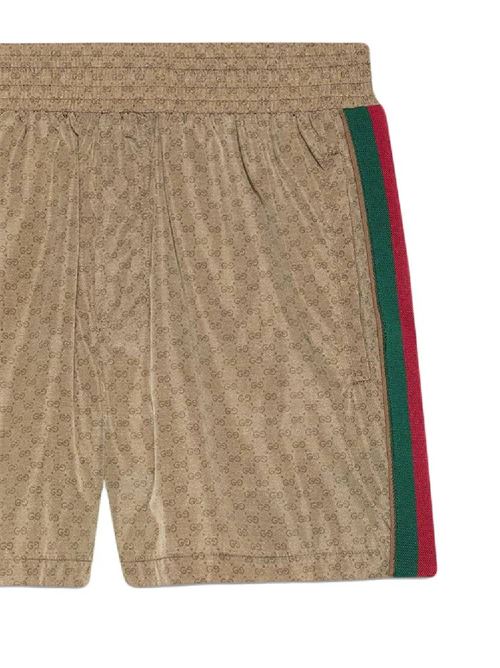 Pantaloncini da bagno con stampa GG Gucci | 599585XHAD42190