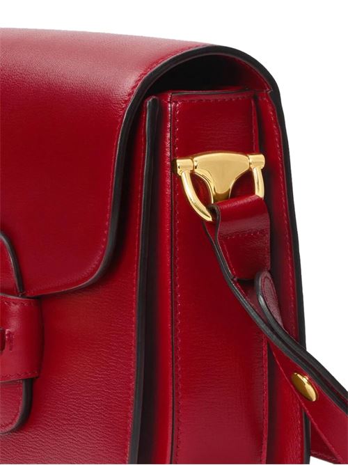 Woman red bag with horsebit detail Gucci | 6022041DB0G6638