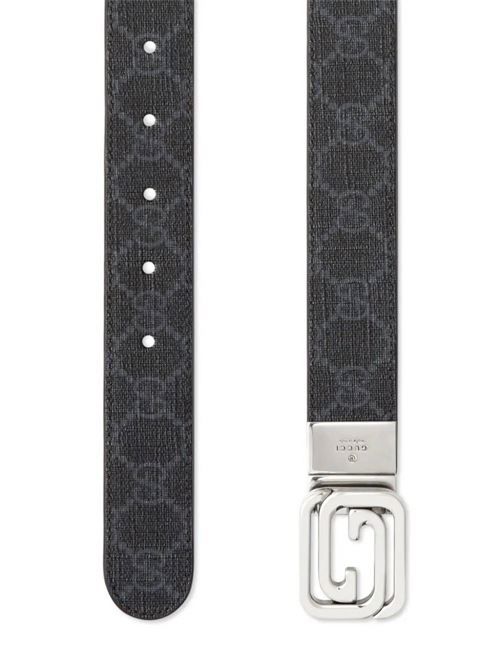 REVERSIBLE BELT WITH SQUARE GG CROSS Gucci | 715603K9GSN1000