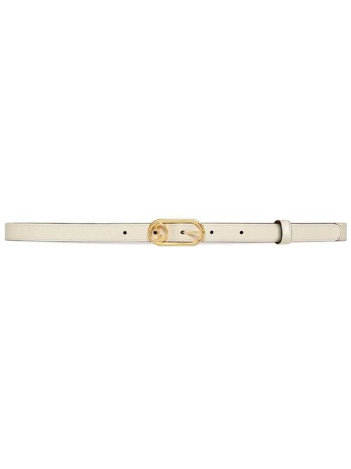 Interlocking G-logo plaque leather belt Gucci | 7601590YA0G9022