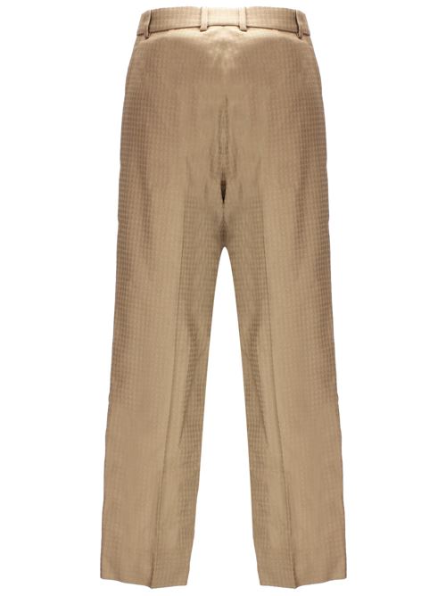 Pantaloni  design sartoriale in lana cammello Gucci | 761385Z8BO92451