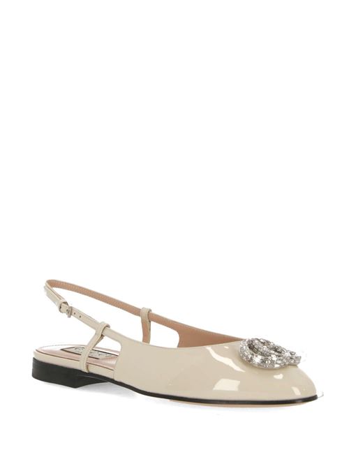 Ivory white woman ballerina Gucci | 762765BNC009522