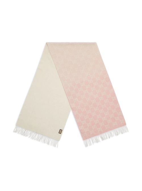 Blush pink/white scarf Gucci | 7646343G3449272