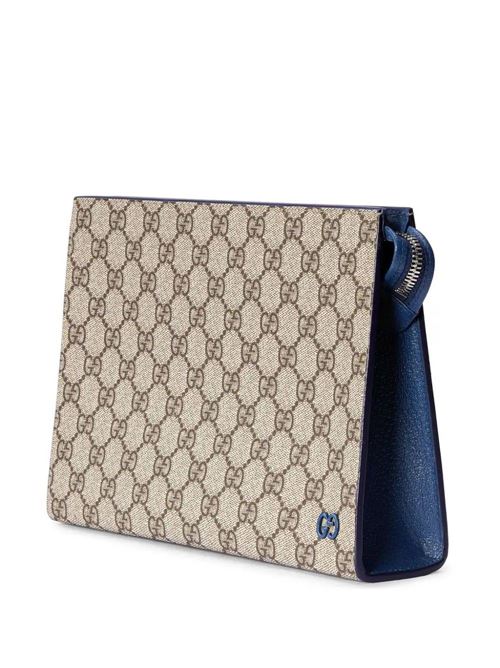 GG logo plaque monogrammed clutch bag Gucci | 768255FACQC9751