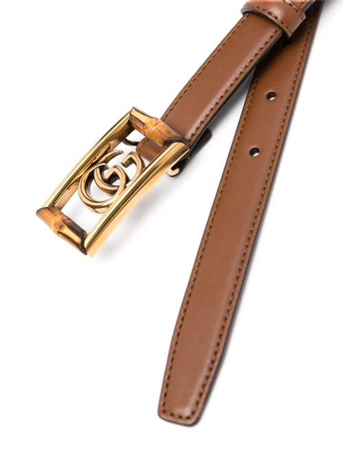 Double G buckle belt GUCCI | 7684640YA0G2535