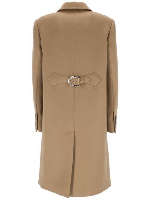 Beige camel woman coat Gucci | 770042ZHW032603