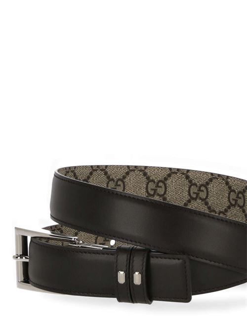 Cedar brown/beige calf leather belt Gucci | 771105BTTAN2158