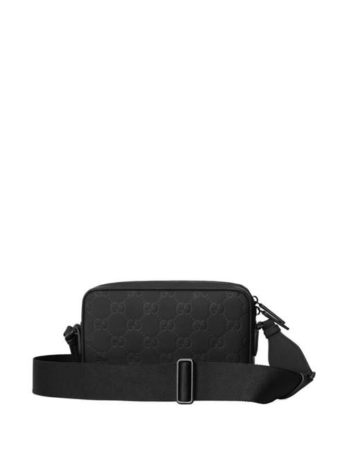 Black signature Double G logo bag Gucci | 771293AAC4D1000