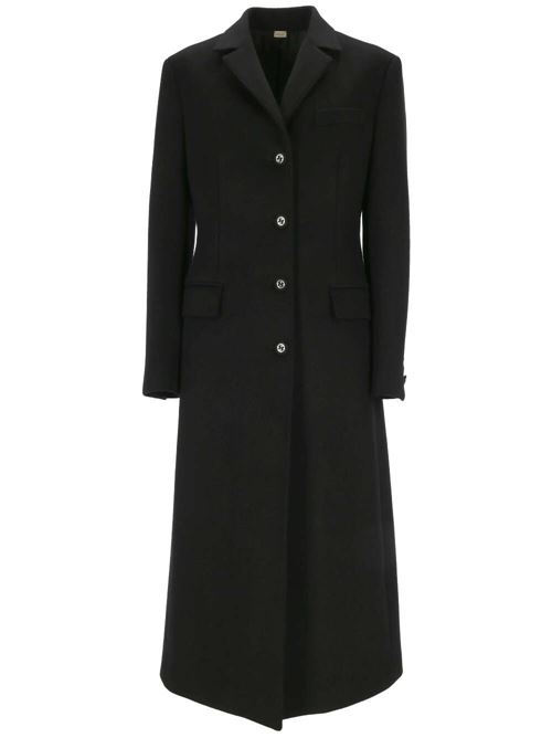 Black wool coat Gucci | 771324ZHW031000