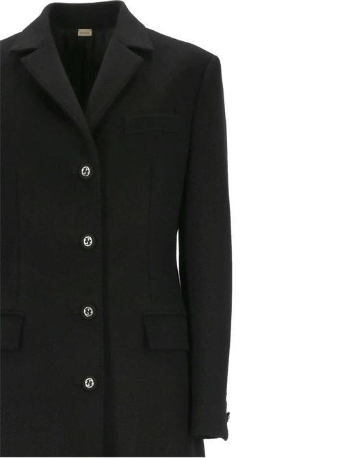 Black wool coat Gucci | 771324ZHW031000