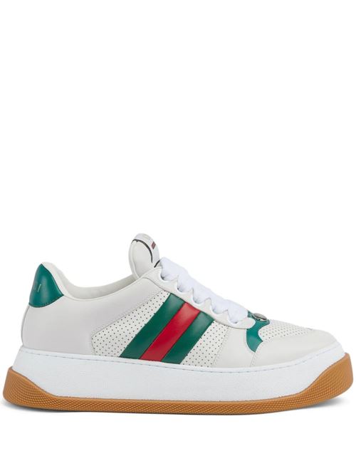 White leather panelled sneaker Gucci | 771457AAC0S9063