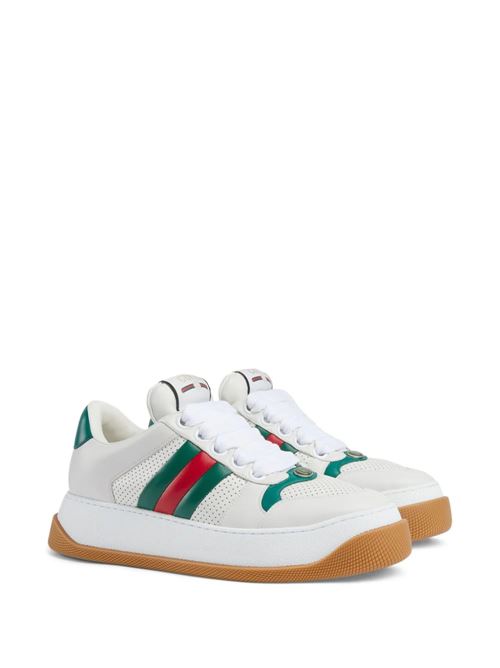 White leather panelled sneaker Gucci | 771457AAC0S9063