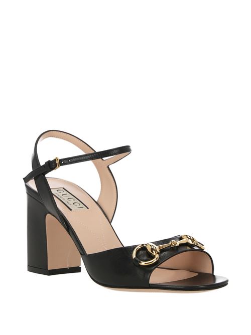 Black calf leather sandal Gucci | 771603C9D001000