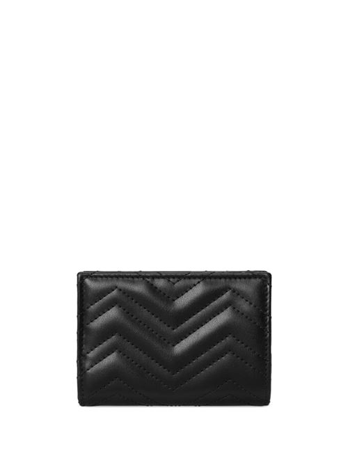 Black leather wallet Gucci | 773427DTDHT1000