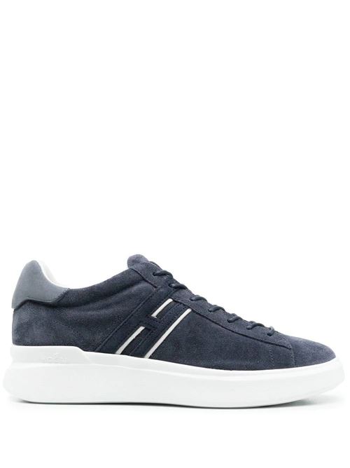 Suede logo-patch men's sneakers Hogan | HXM5800DV42HJ80RB8