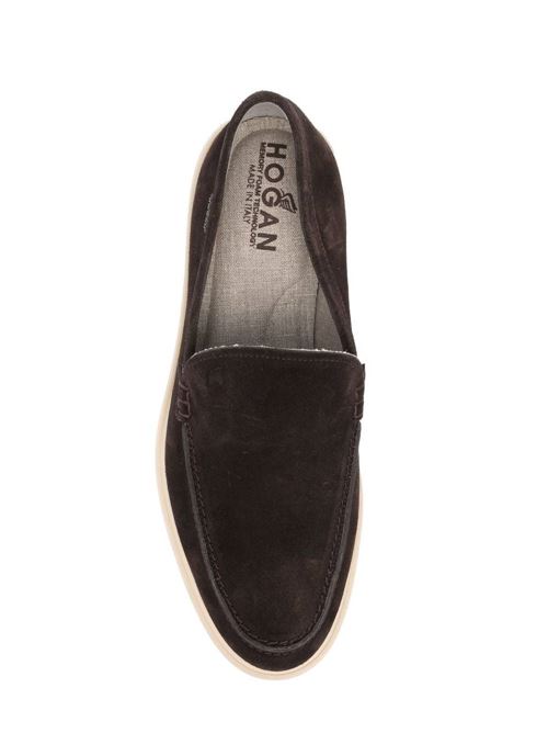 Slip-on suede men's loafers Hogan | HXM6330EJ40HG0S807