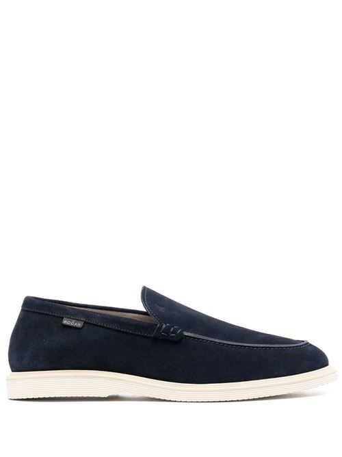 Almond-toe suede loafers Hogan | HXM6330EJ40HG0U828