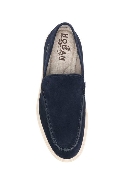 Almond-toe suede loafers Hogan | HXM6330EJ40HG0U828