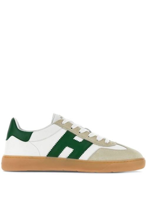 White green panelled men's sneakers Hogan | HXM6470FB60ODZ748X