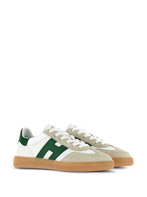 White green panelled men's sneakers Hogan | HXM6470FB60ODZ748X