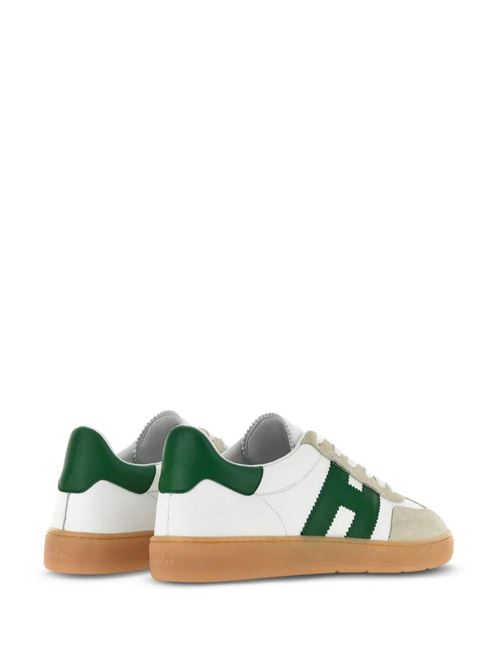 White green panelled men's sneakers Hogan | HXM6470FB60ODZ748X