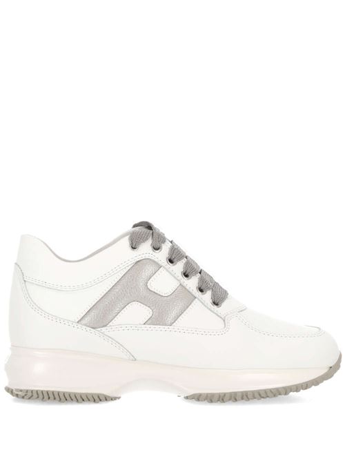 Sneakers donna bianca e grigia Hogan | HXW00N0S360T1J048K