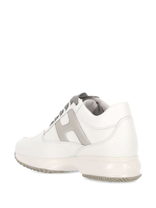 Sneakers donna bianca e grigia Hogan | HXW00N0S360T1J048K