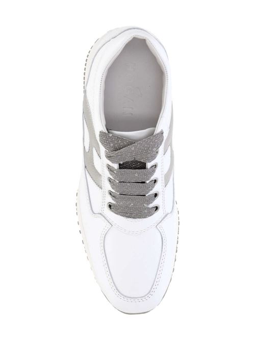 Sneakers donna bianca e grigia Hogan | HXW00N0S360T1J048K