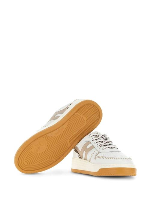 Sneakers donna bianco, beige chiaro Hogan | HXW6300EU5CPJ90XTD