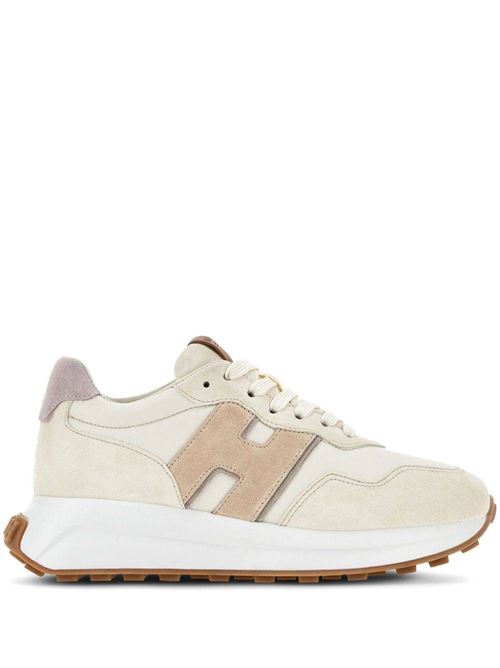 Women's sneakers  beige white Hogan | HXW6410EH41T640SUW