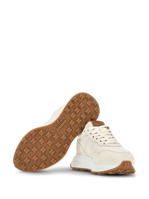 Sneakers donna beige bianche Hogan | HXW6410EH41T640SUW