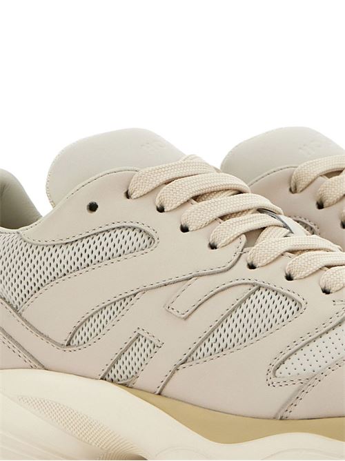 Light beige/archive beige woman's sneaker Hogan | HXW6650FJ10Q440YBB