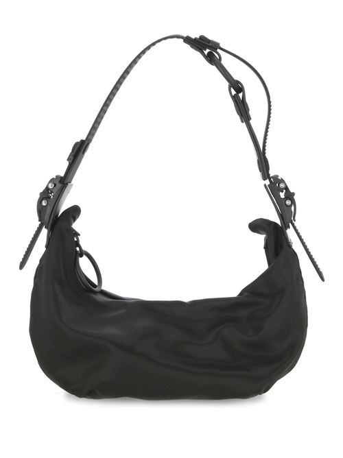 Soft black satin bag Innerraum | HM0BKBKPV00BLACK/BLACK