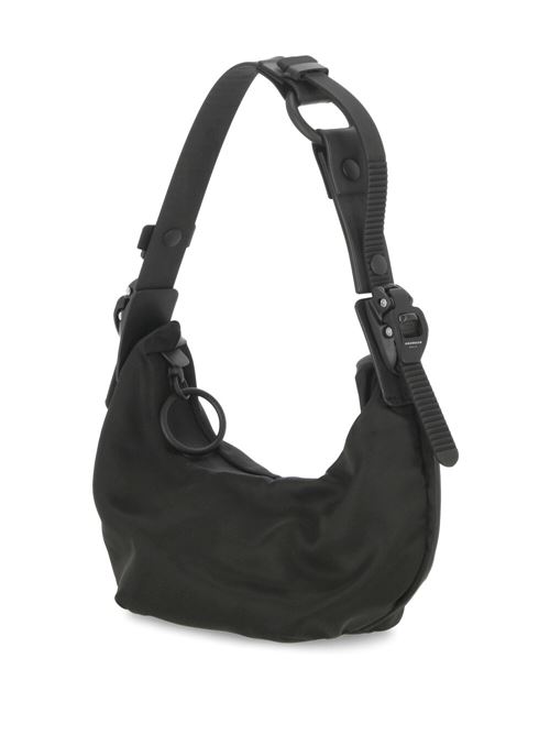 Soft black satin bag Innerraum | HM0BKBKPV00BLACK/BLACK